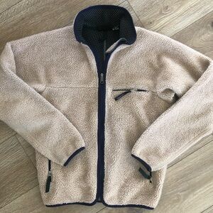 Vtg 1990’s Mens Patagonia Deep Pile Fleece Full Zip size Small made in USA